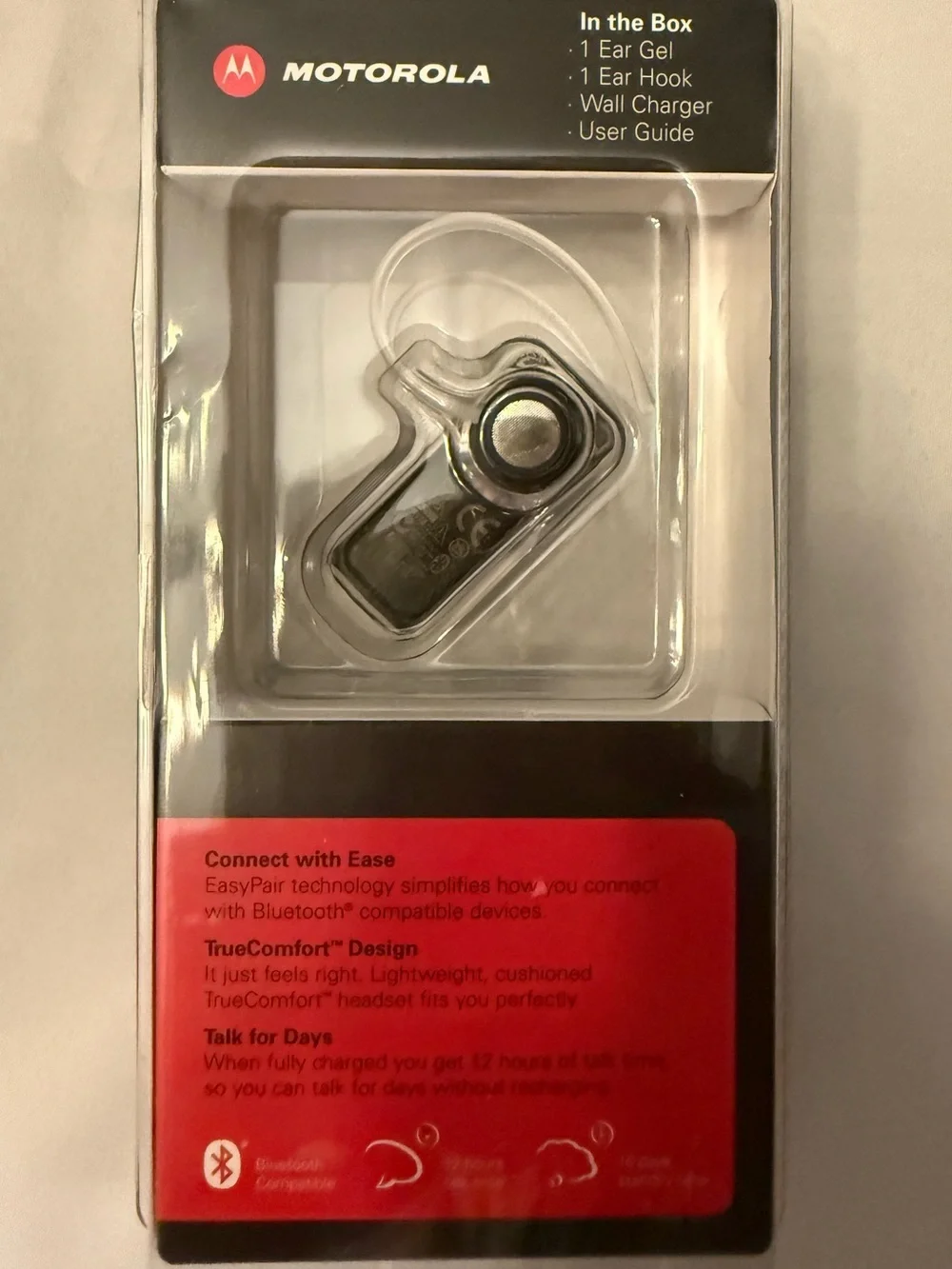 Motorola HK100 Essential Series Universal Bluetooth Headset New